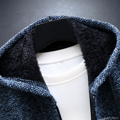 The Gradient Horizon Cashmere Zip Hoodie