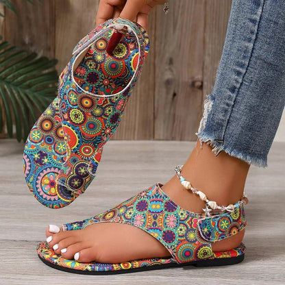 Jardin Persan Jewel-Toe Flats