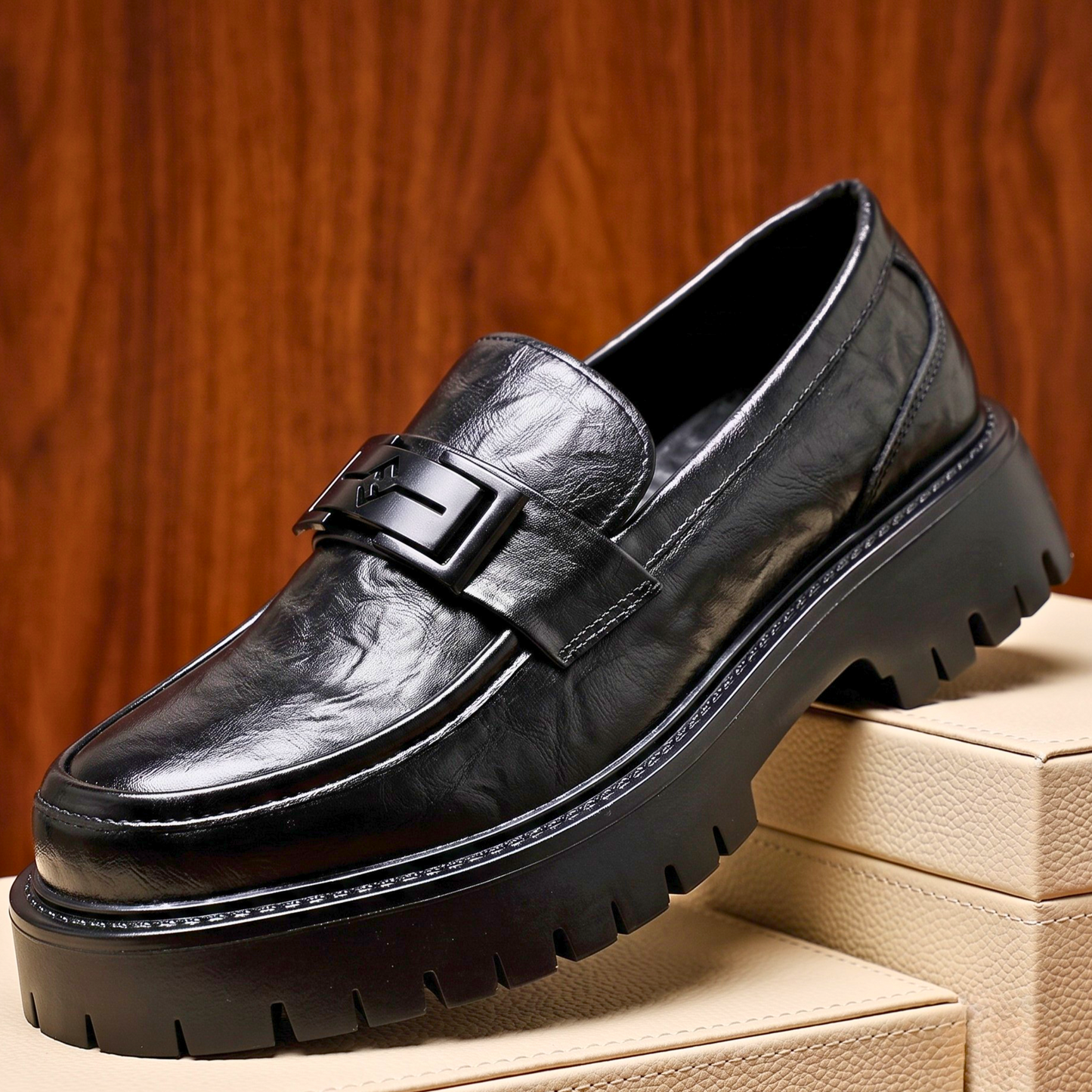 Chunky Leather Loafer