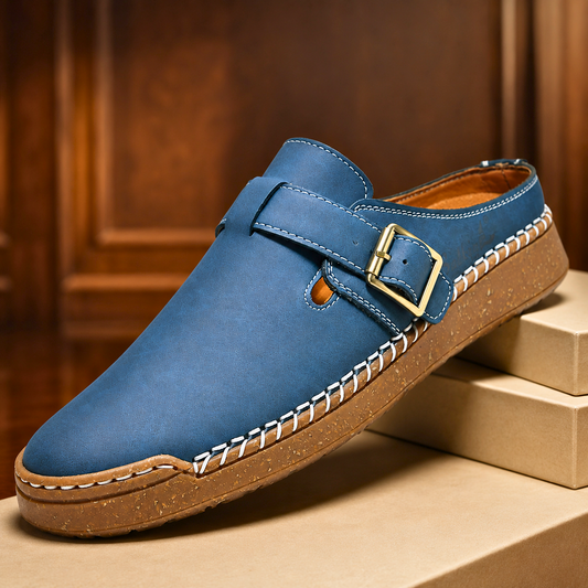 Harwick Suede Buckle Loafers