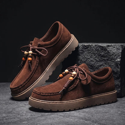 Osric Beaded Suede Moccasin