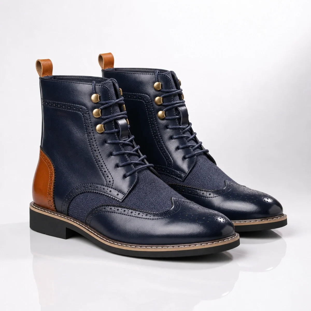 Hornbury Tweed Wingtip Boots