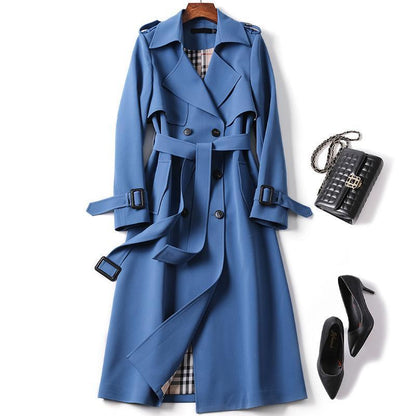 Signature Check-Lined Belted Coat