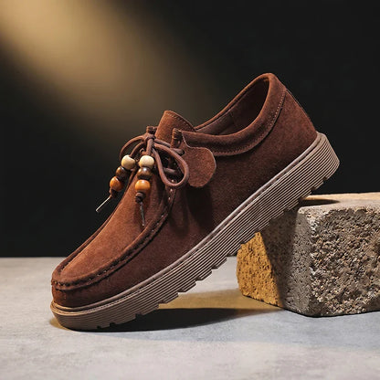 Osric Beaded Suede Moccasin