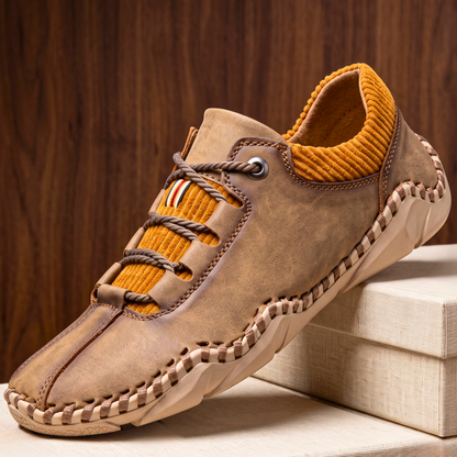Bramwell Corduroy-Trim Sneakers