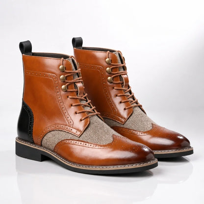 Hornbury Tweed Wingtip Boots