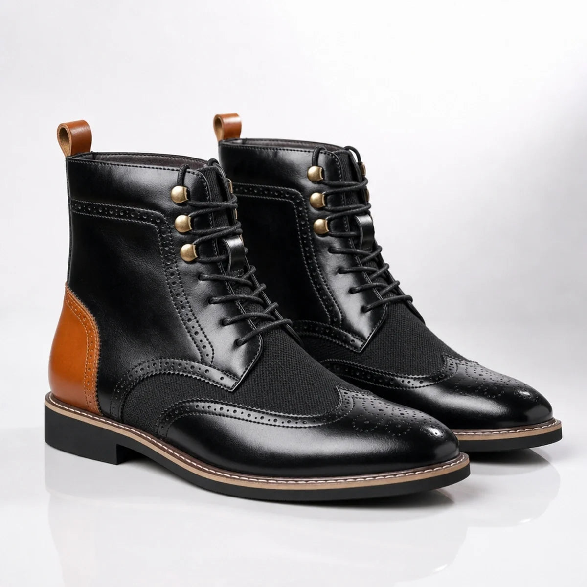 Hornbury Tweed Wingtip Boots