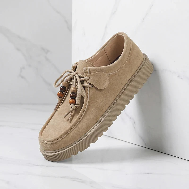 Osric Beaded Suede Moccasin