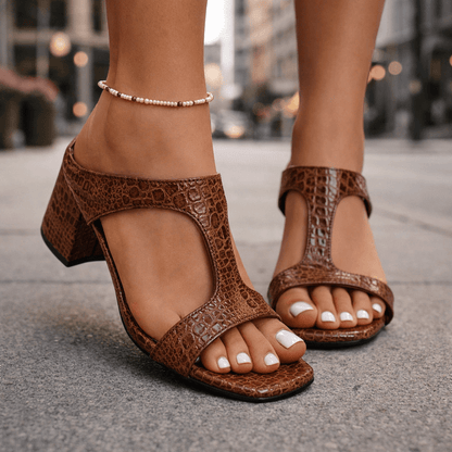 Écaille Block Heels