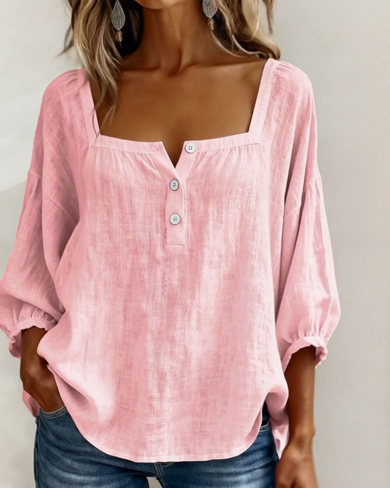 Amalfi Pullover Blouse