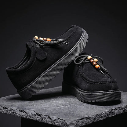 Osric Beaded Suede Moccasin