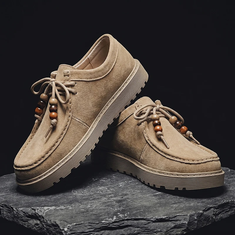 Osric Beaded Suede Moccasin