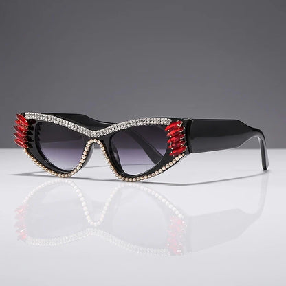Odalys Crystal Cat-Eye Sunglasses