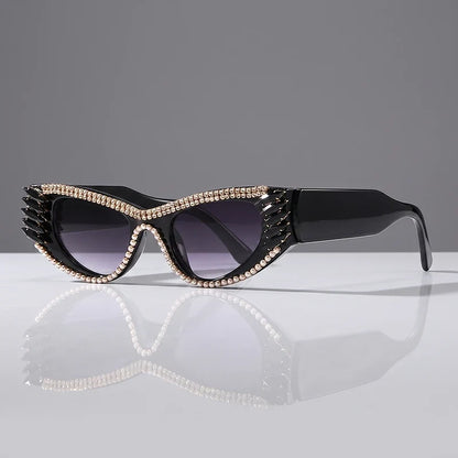 Odalys Crystal Cat-Eye Sunglasses