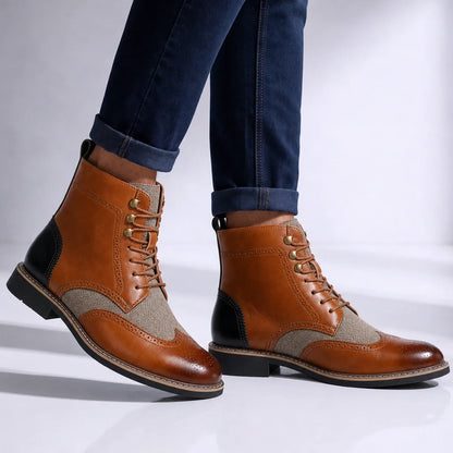 Hornbury Tweed Wingtip Boots