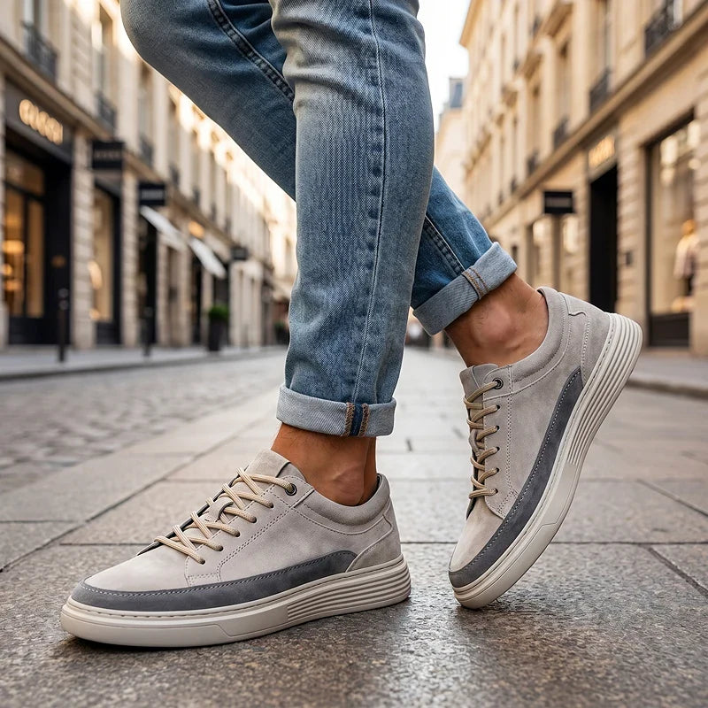 Rhoswell Suede Low-Top Sneakers