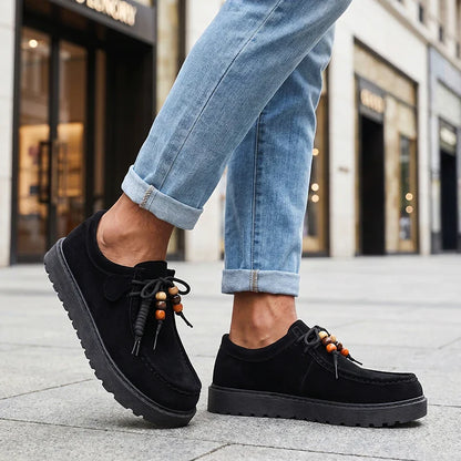 Osric Beaded Suede Moccasin