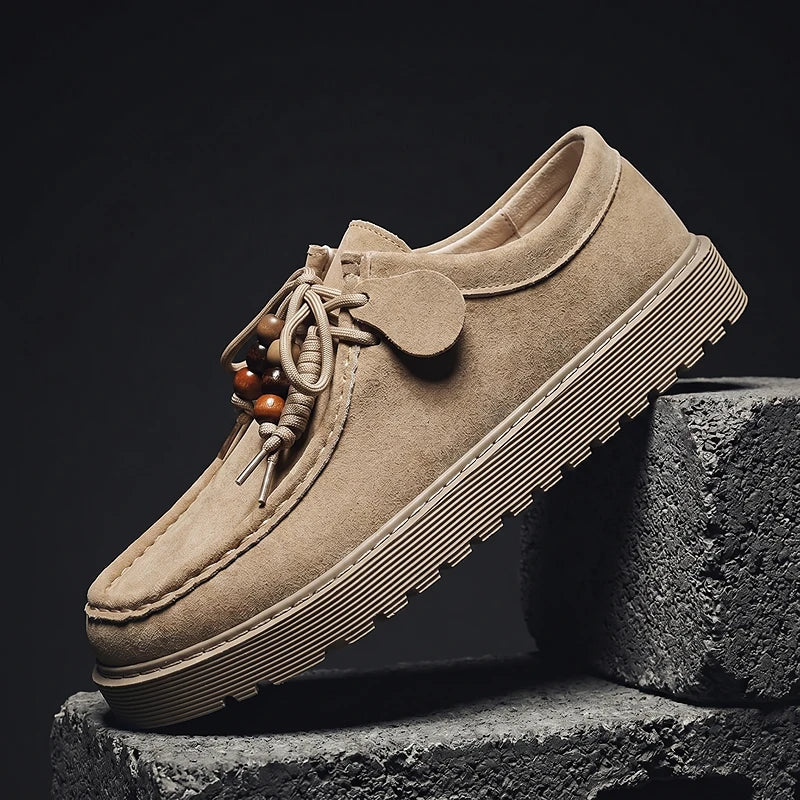 Osric Beaded Suede Moccasin