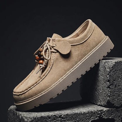 Osric Beaded Suede Moccasin