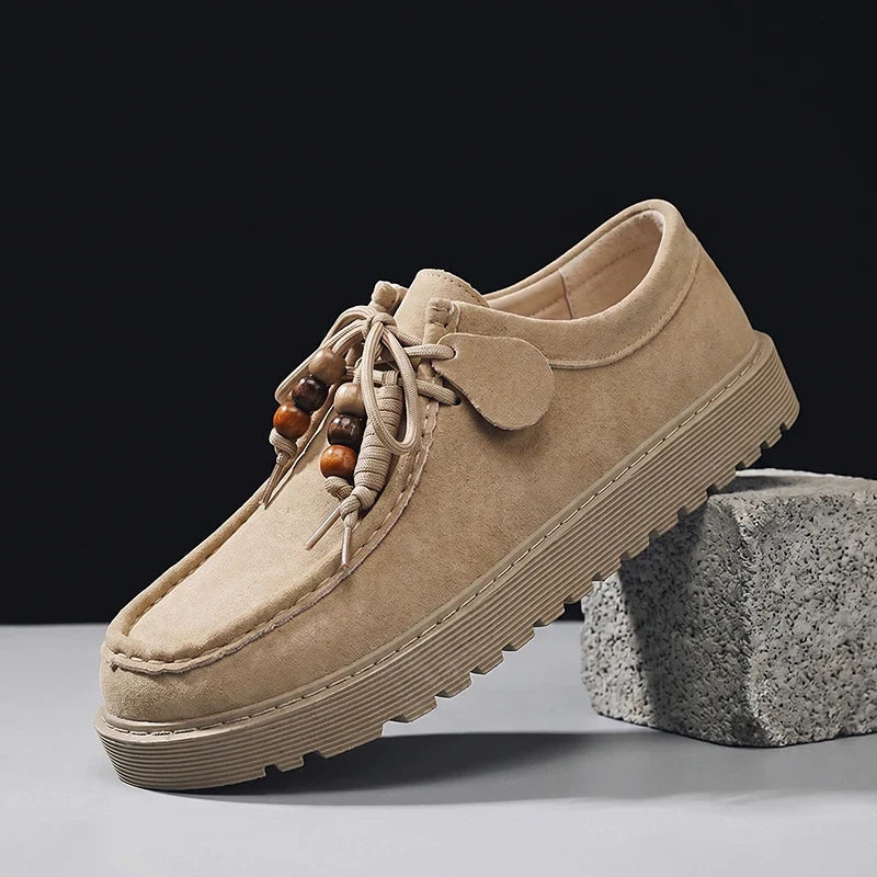 Osric Beaded Suede Moccasin
