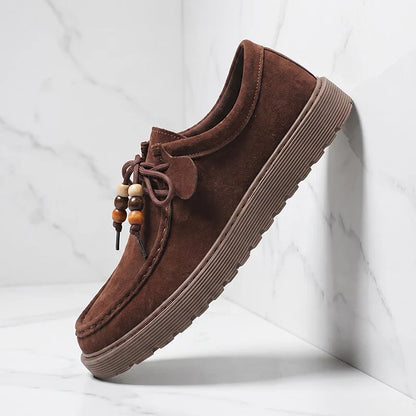 Osric Beaded Suede Moccasin