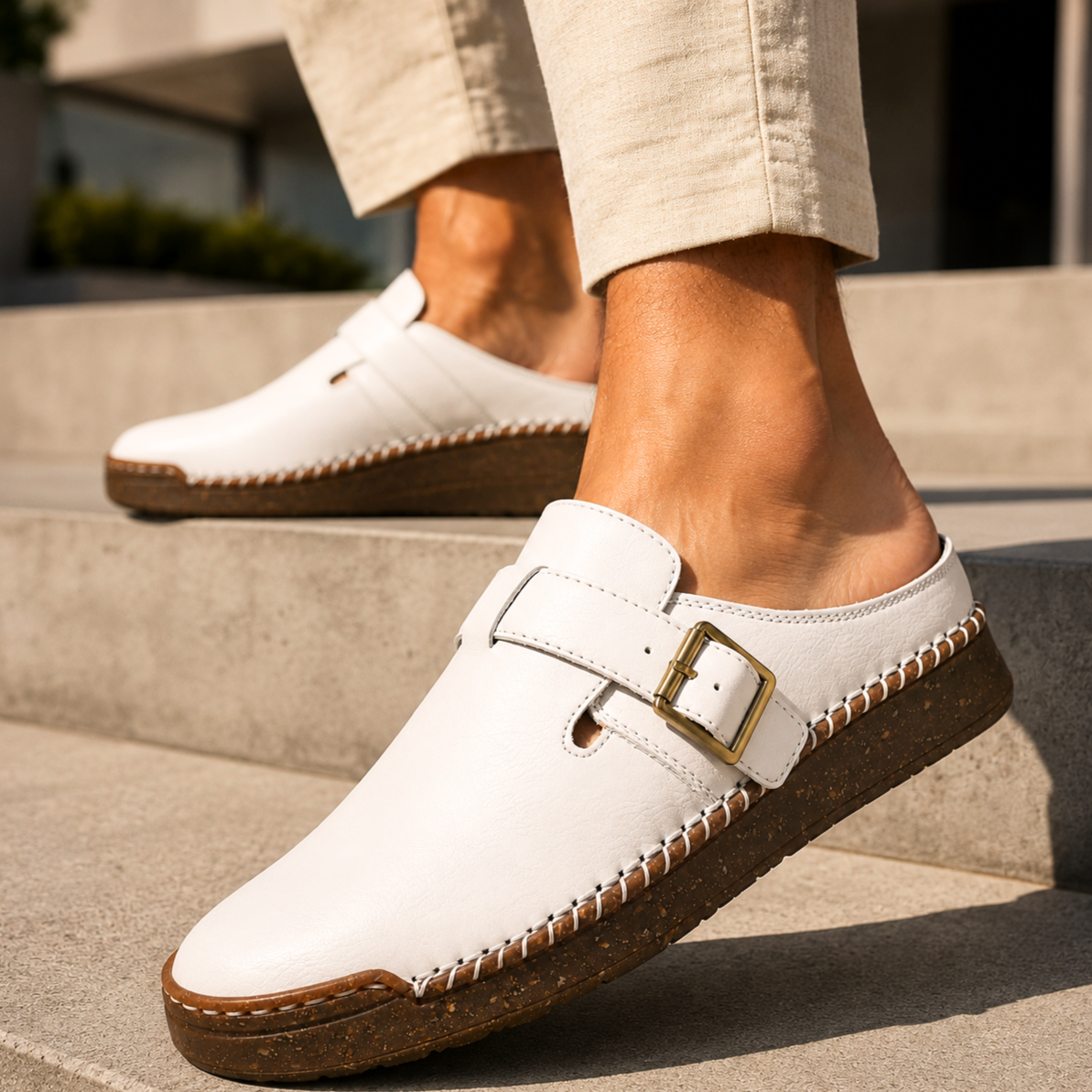 Harwick Suede Buckle Loafers