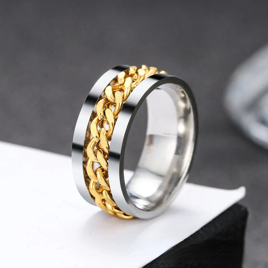 Lennox Revolve Link Ring