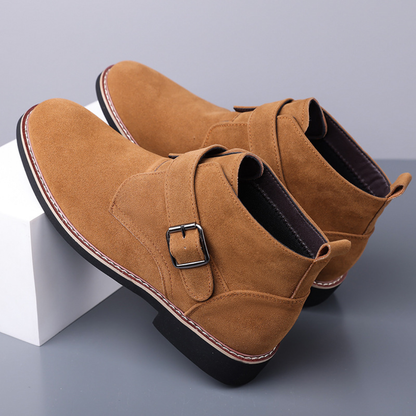 Klein Cobalt Suede Chelsea Boot