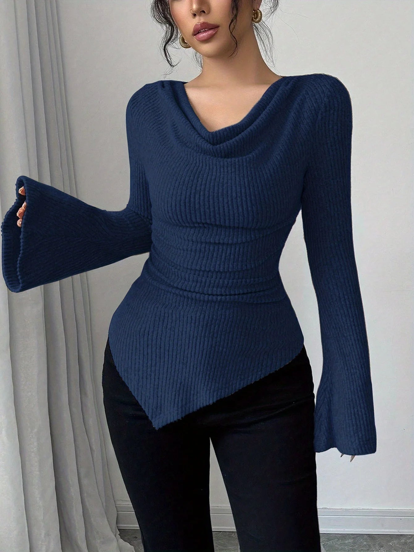 Odessa Ribbed Bardot Top