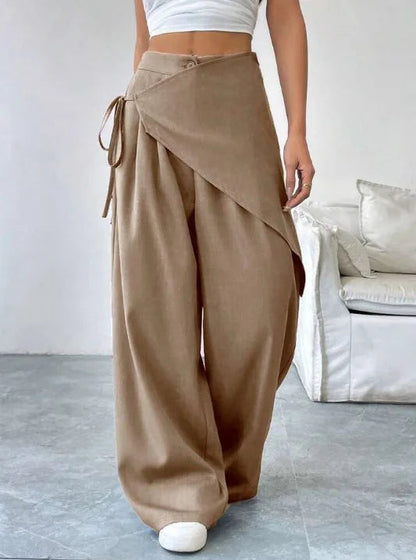 Riviera Asymmetric Wrap Pants