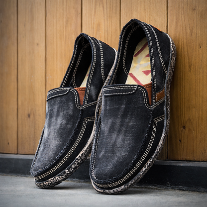 Santorini Canvas Slip-On Loafer