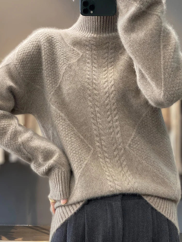 Heritage Knit Turtleneck Sweater