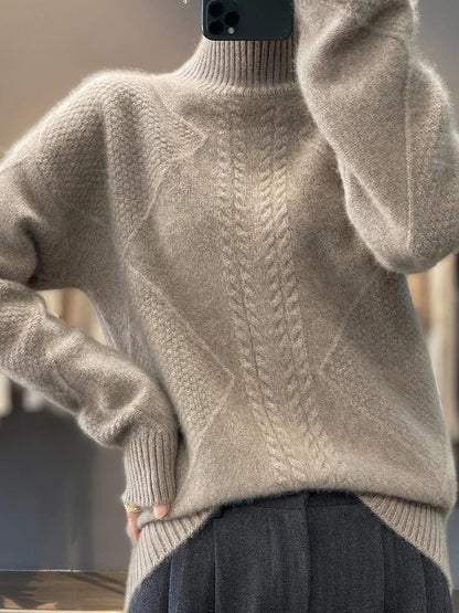 Heritage Knit Turtleneck Sweater