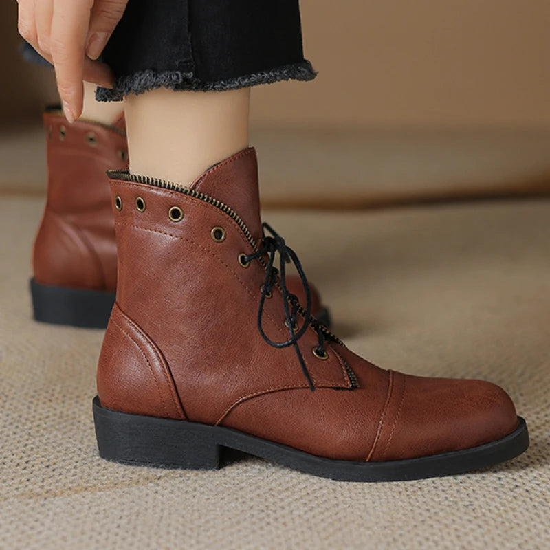 The Nova Split-Zip Ankle Boot