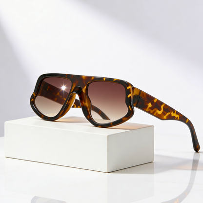Maverick Oversized Shield Sunglasses