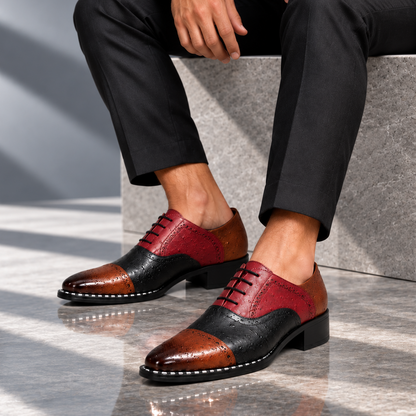 Salvatoro Tri-Tone Oxfords