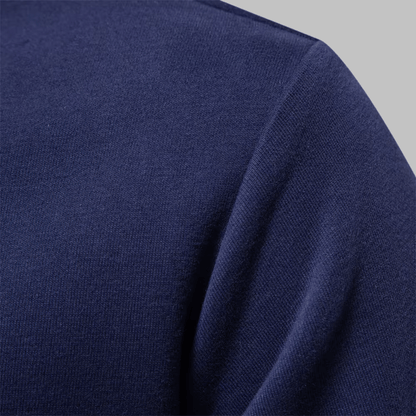 Classic Long-Sleeve Polo Sweater