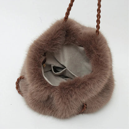 Delphine Faux Fur Tote