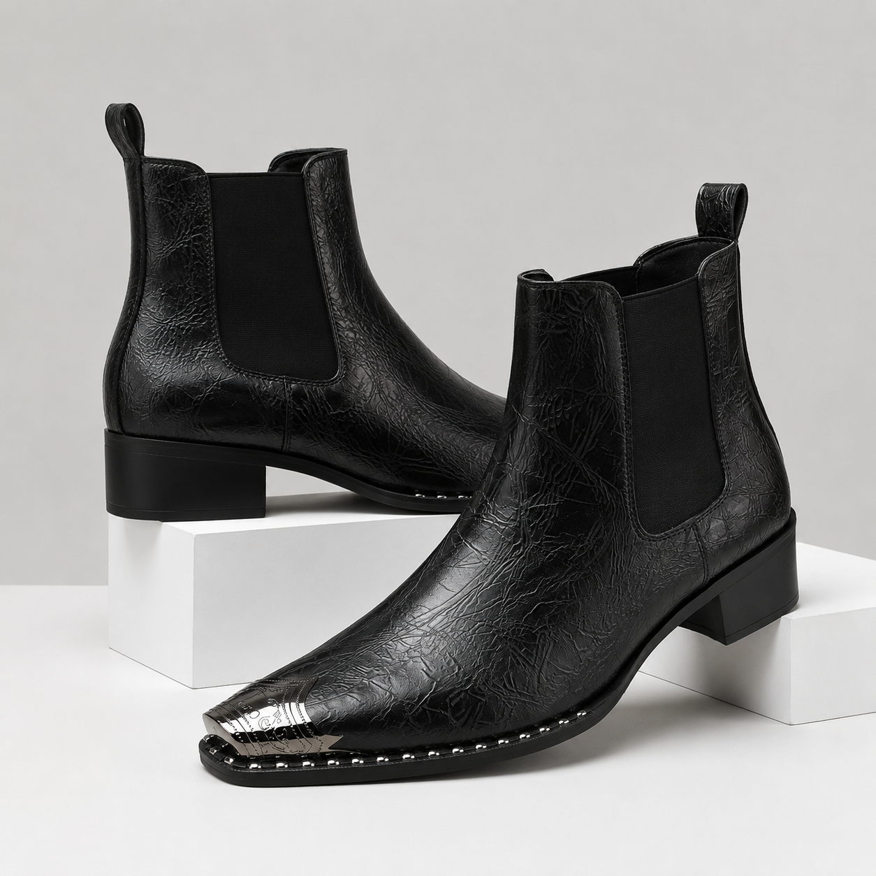 Renegade Metal-Toe Chelsea Boots