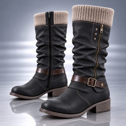 Marchetta Knit-Cuff Boot