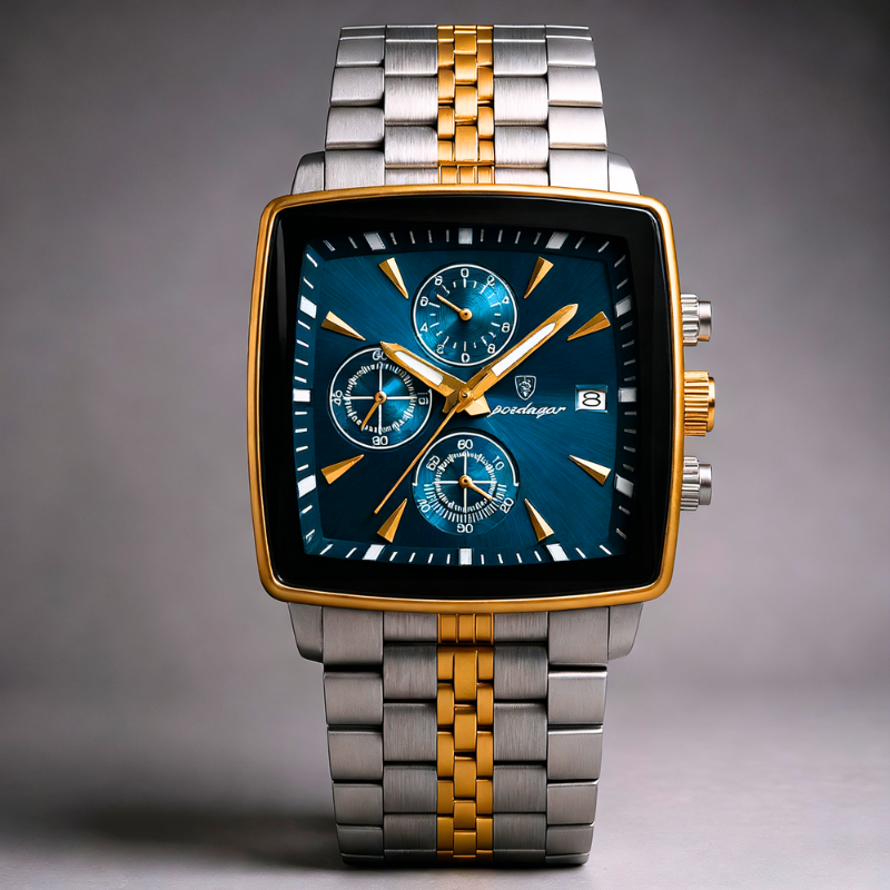 Executive Square Face Timepiece
