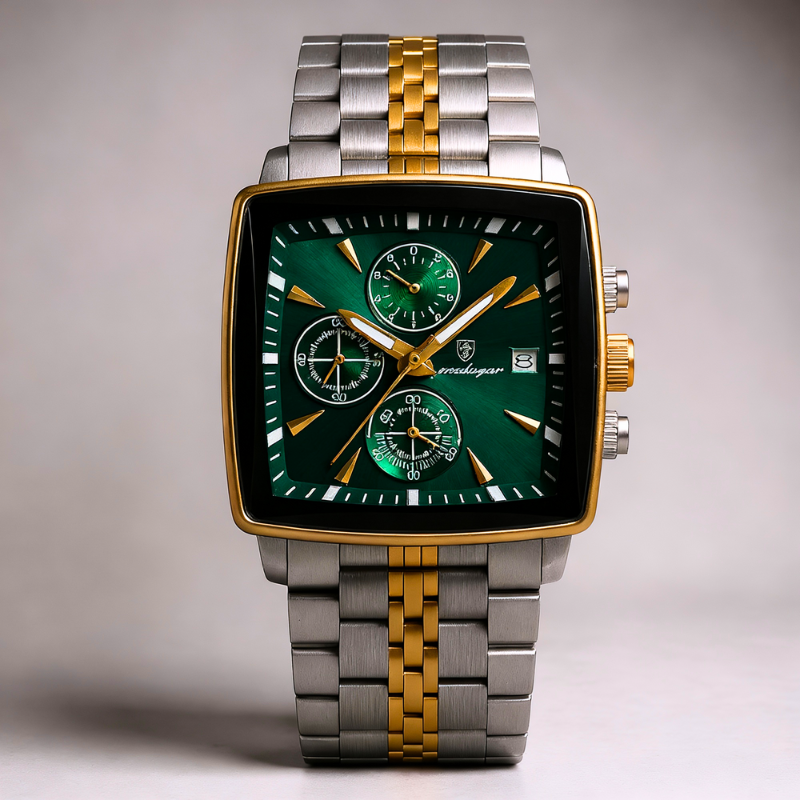 Executive Square Face Timepiece