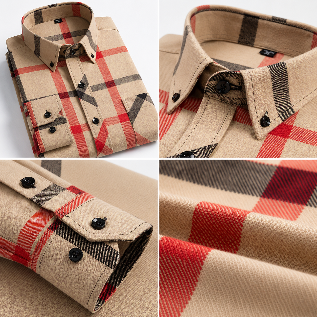 Caldbury Plaid Flannel Shirt