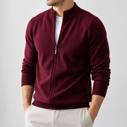Marchese Full-Zip Knit Cardigan