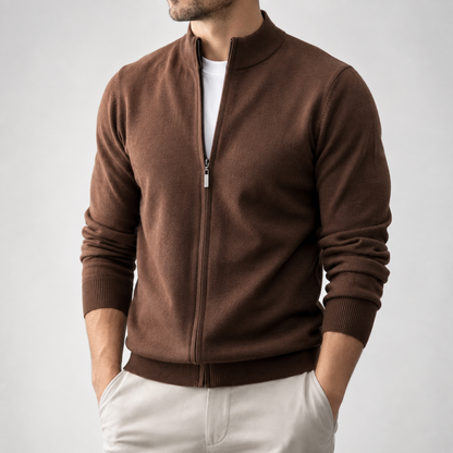 Marchese Full-Zip Knit Cardigan