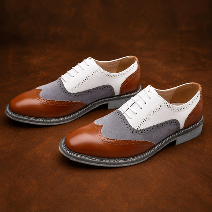 Ashworth Tri-Tone Wingtip Brogue