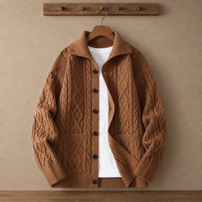 Cascata Cable-Knit Cardigan