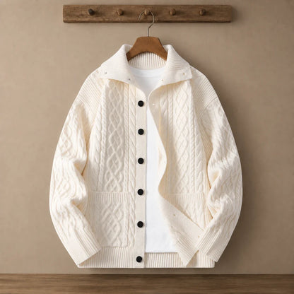 Cascata Cable-Knit Cardigan