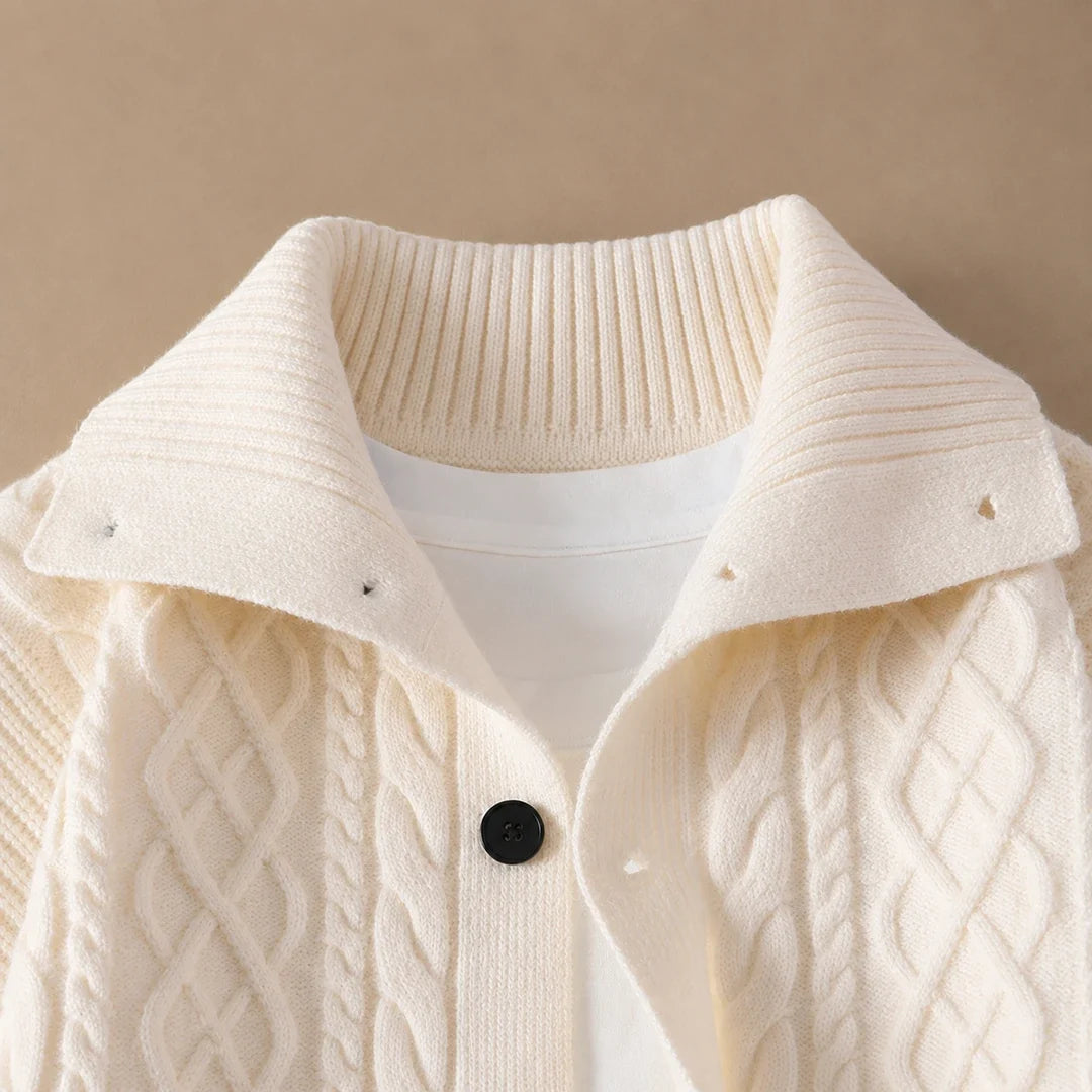 Cascata Cable-Knit Cardigan
