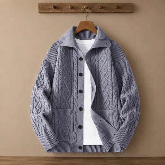 Cascata Cable-Knit Cardigan